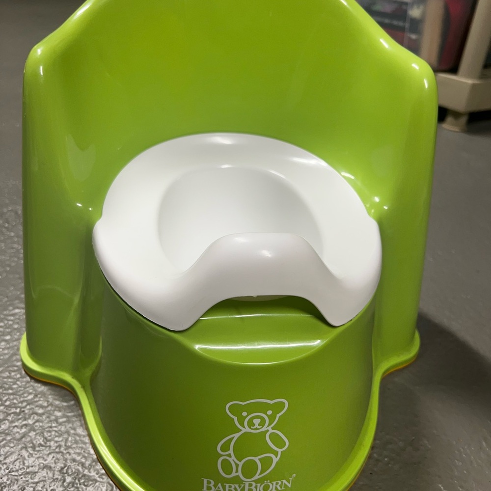 Baby Bjorn Green Potty Chair